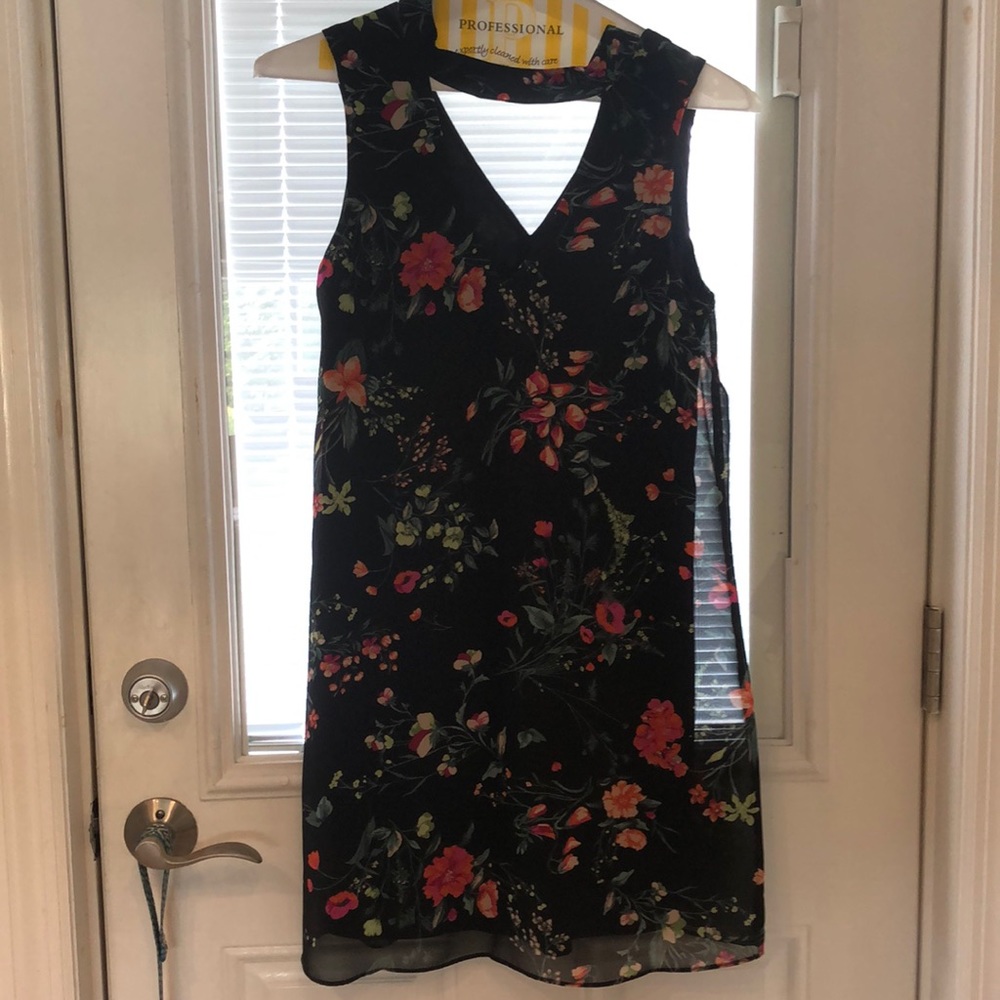 Black Floral Dress